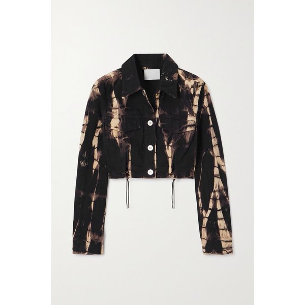 디온 리 크롭 프린지 데님 재킷 1647597317070847