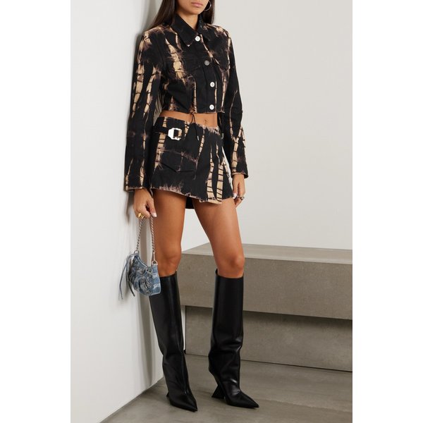 디온 리 크롭 프린지 데님 재킷 1647597317070847