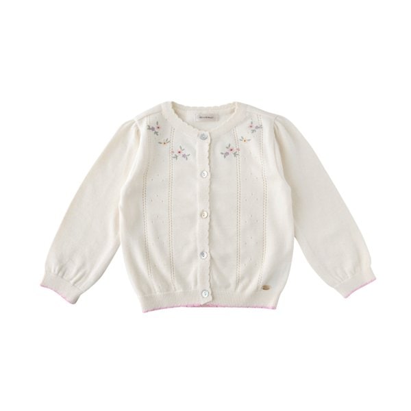 [여주점] [오프라벨 여주점] 밍크뮤 (IV) 플라워니트가디건 (35115-200-01)