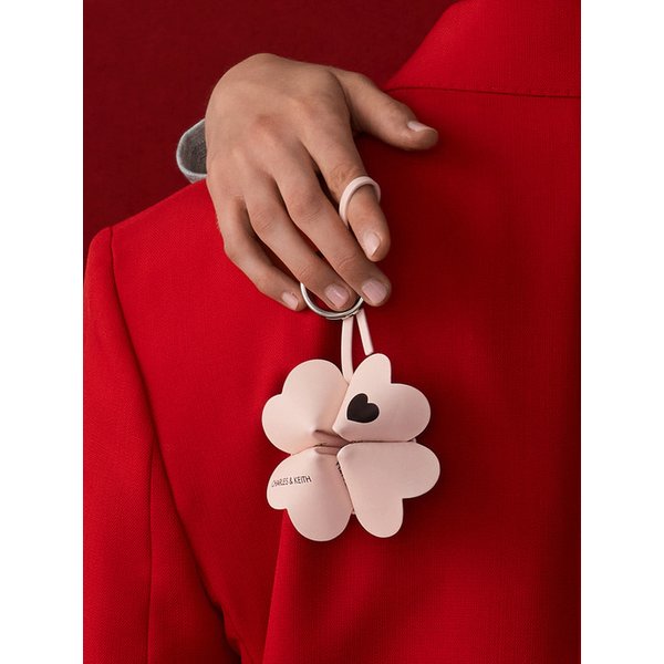 파우더 핑크 네잎클로버 하트 참 CK8-10701665