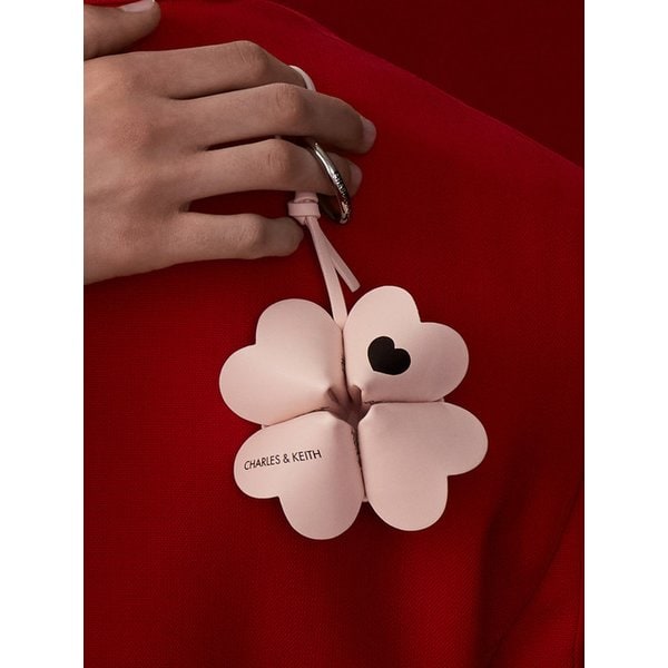 파우더 핑크 네잎클로버 하트 참 CK8-10701665