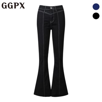 GGPX 스티치 부츠컷 데님 팬츠 (GP2PT017F)
