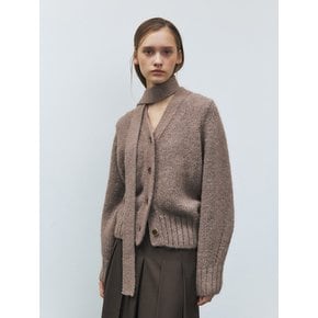 RTF WOOL MUFFLER KNIT CARDIGAN _3COLORS