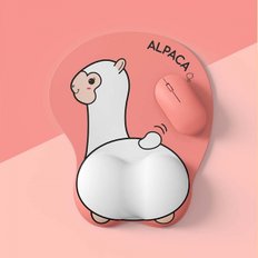 스포트라이트 알파카 ALPAKA 마우스패드 손목보호 손목받침대