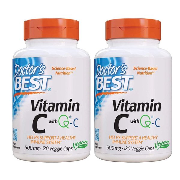 닥터스 베스트 비타민C Q-C함유 Quali-C 500mg 120베지캡슐 X 2통