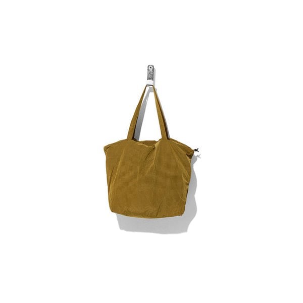 Packable Nylon Small Keyring Bag Yellow