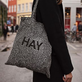 [이노메싸/HAY] Hay Cotton Bag (700111) Black Dot HAY 에코백