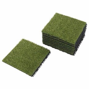 룬넨 조립마루 9P  인조잔디 30x30x2cm 합성고무 폴리프로필렌