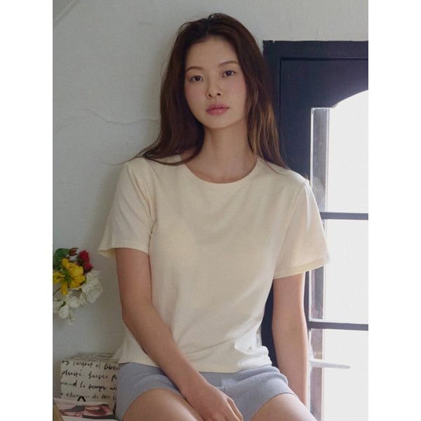 프리노브라티 - 여성 캡내장 데일리 노브라웨어 (FREE NO BRA TEE)