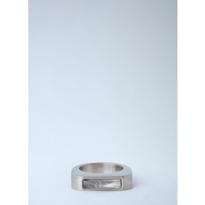 Pyramid Palladium Brass Ring
