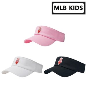 MLB키즈 24SS[KIDS] 하트 자수 포인트 썬캡 뉴욕양키스 3종 택1 7ASCH0143