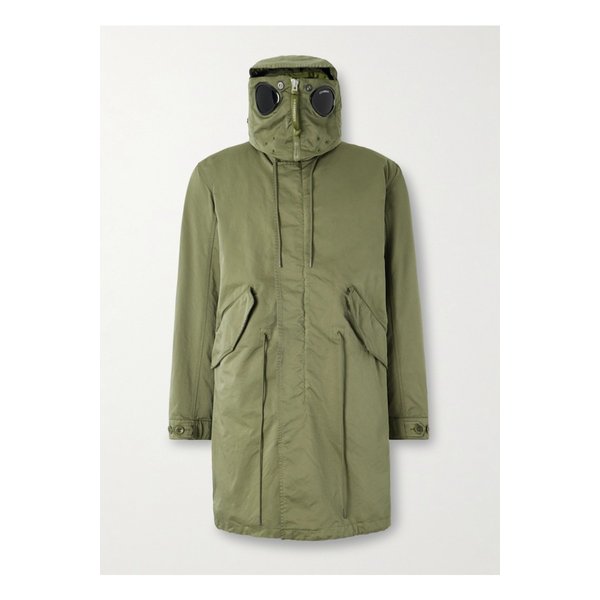 케이 캔버스 후드 다운 파카 그린 46376663162869041