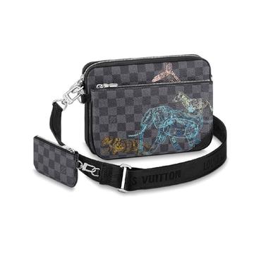 LOUIS VUITTON 24 FW 루이비통 남성 트리오 메신저 gris LVU66RG6GRYZZZZZ00 TP822376531