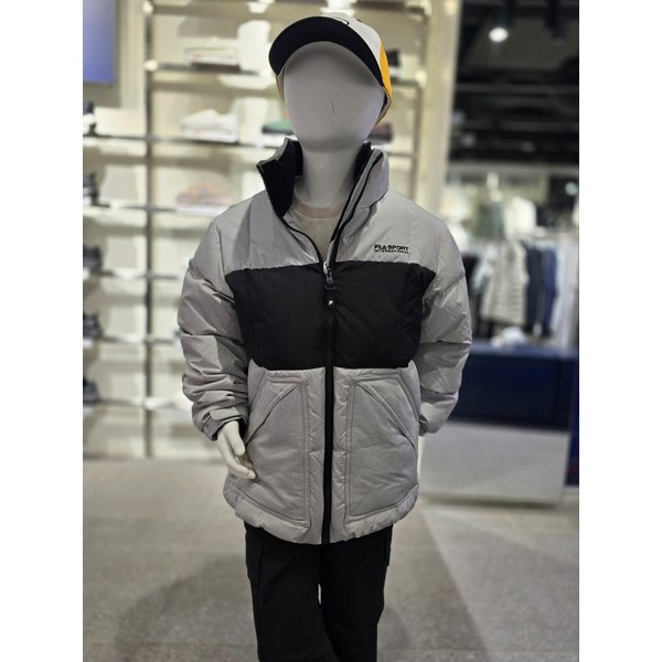 [파주점] 키즈 로고 포인트 반넥 숏다운 (FK2DJG4204X-LGY)