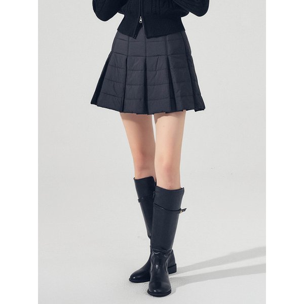 [LEFSA60BK] 라이트 패딩 스커트 BLACK