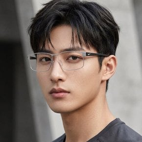 안경테 NIKE8132AF 062 직사각형 실버 메탈테 데일리 남자 여자