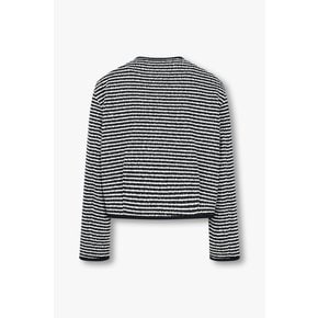 [지컷25S/S]부클레 스트라이프 크롭 자켓(7255110107)