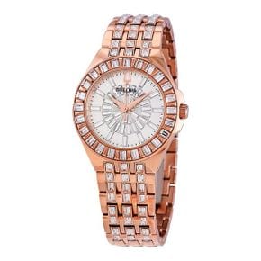 5235308 Bulova Phantom Rose Gold-tone Baguette Swarovski Crystal Ladies Watch