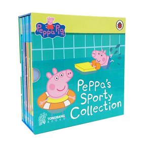 [영어원서] Peppa`s Sporty Collection Slipcase 6 Books Boardbook, 영국판 페파피그