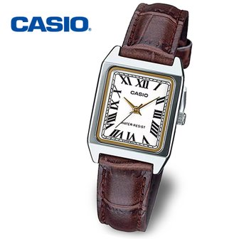 카시오 [정품] CASIO 카시오 여성 정장 가죽시계 LTP-V007L-7B2