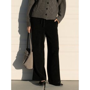MOU CORDUROY BANDING PANTS (BLACK)