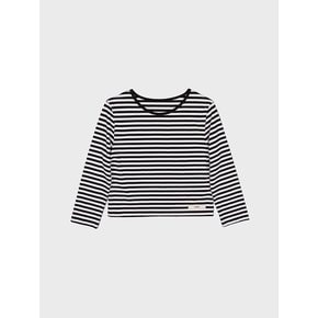 24F DANGEROUS STRIPE TEE IN BLACK