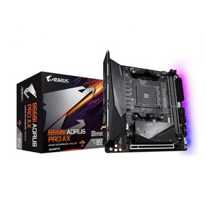 GIGABYTE B550I AORUS PRO AX Rev.1.x 메인보드 MiniITX [AMD B550 칩셋 탑재] MB4998