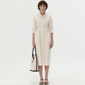 [SS21 ESSENTIAL] Original Silhouette Shirt Dress Cream