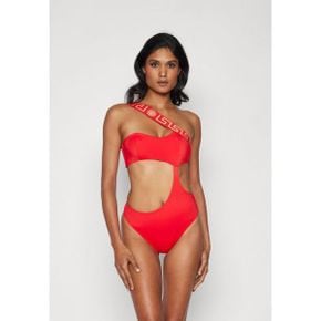 5572414 Versace SWIM ONE PIECE NEW LOGO - Swimsuit red