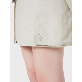 BIG CARGO SLIM MINI SKIRT BEIGE MBCSSK001BE