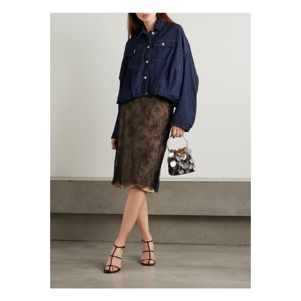 레이스 스커트 브라운 1647597358034335