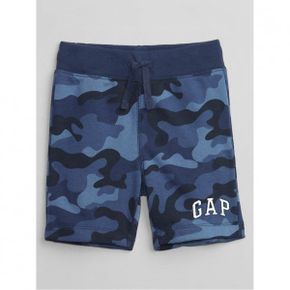 베이비갭 GAP 로고 풀온 숏 쇼트 반바지 블루 카모 7557924