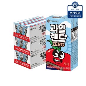 연세유업 과일랜드 zero 사과 190ml 72팩