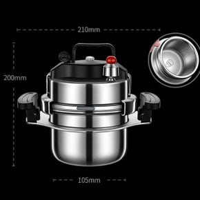 캠핑시즌 미니 압력 밥솥 누룽지 가마솥밥 인덕션 304스테인리스 손잡이 버전