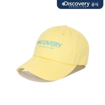 디스커버리키즈 키즈 로고자수 피그먼트 볼캡 (YELLOW)