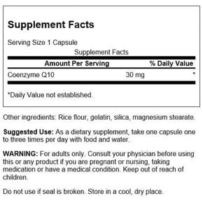 CoQ10 코큐텐 30mg 240캡슐 Swanson