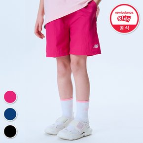 PLAY DENIM_아동 4부 에센셜 반바지 NK9VF2501U