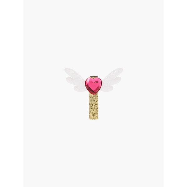 핑키 하트 엔젤 헤어핀