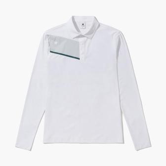 르꼬끄골프 [사은품 증정] 남성 트리코트 타공 믹스 썸머 티셔츠 (GP221MTL41_WHTE)