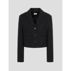 [정상가259,000원] Short Tweed Jacket  black (WE3111T135)