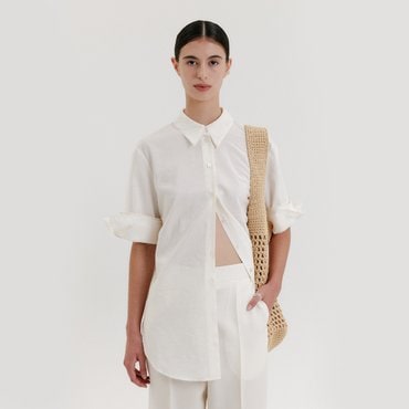 EENK Lace Layerd Shirt - Ivory
