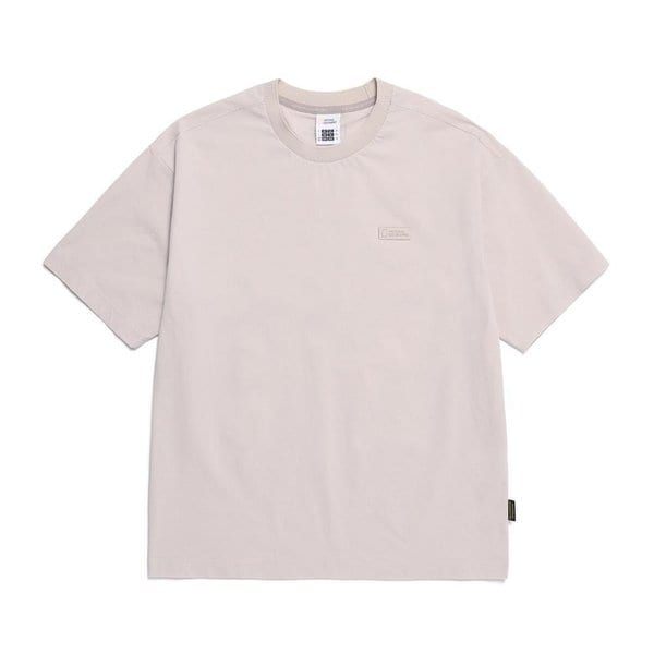 [여주점] N252UTS240 크라즈 스몰로고 그래픽 세미오버핏 반팔 티셔츠 MOURNING BEIGE