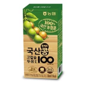 [농협] 아름찬 국산콩100 고칼슘두유 190ml 24팩(선물용)
