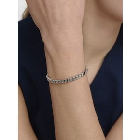 [Premium Plating] 아이스블록 (W) 커프 뱅글 HL2B62233WB
