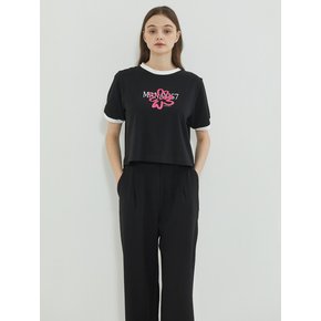 Clover Coloring Line T-shirt Black