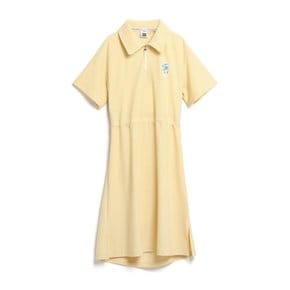 [여주점] N242WOP410 여성 반팔 비치 원피스 버터