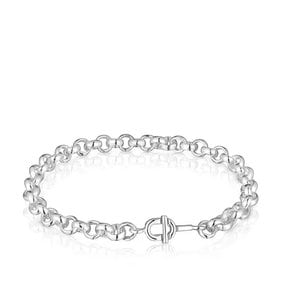 토스 매니페스토 실버 체인 브레이슬릿 /TOUS MANIFESTO Silver Chain Bracelet/팔찌/1004103800