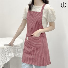앞치마 스트라이프 에이프런 공방 작업용 줄무늬 앞치마 LJA132