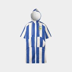 유니 집업 스트라이프 판초 타월 블루 (B5SUWPO242BLU)