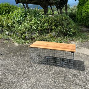 개비온 벤치 1M 앉음벽 정원 야외 DIY
